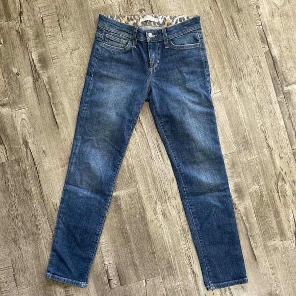Joes Jeans Wild Collection Womens Slim Leg Crop Jeans Mid Rise Size 24